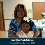 Loan Officer: Tonja Anderson - Serving 705 members since 2019.