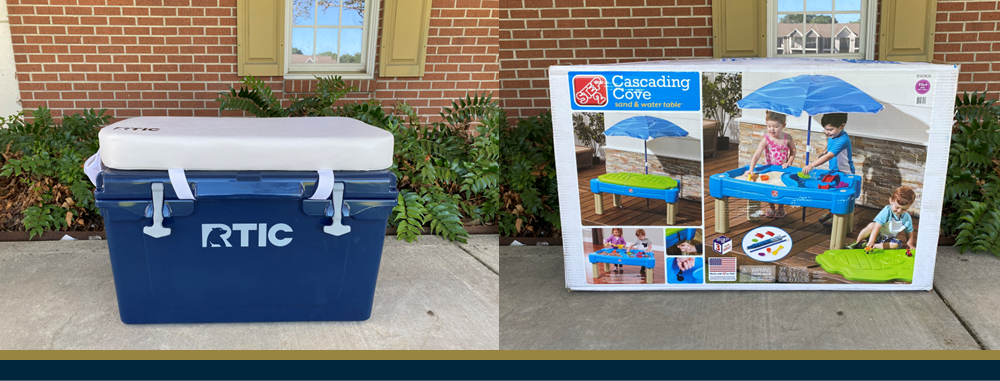 Ice Chest and Water Table